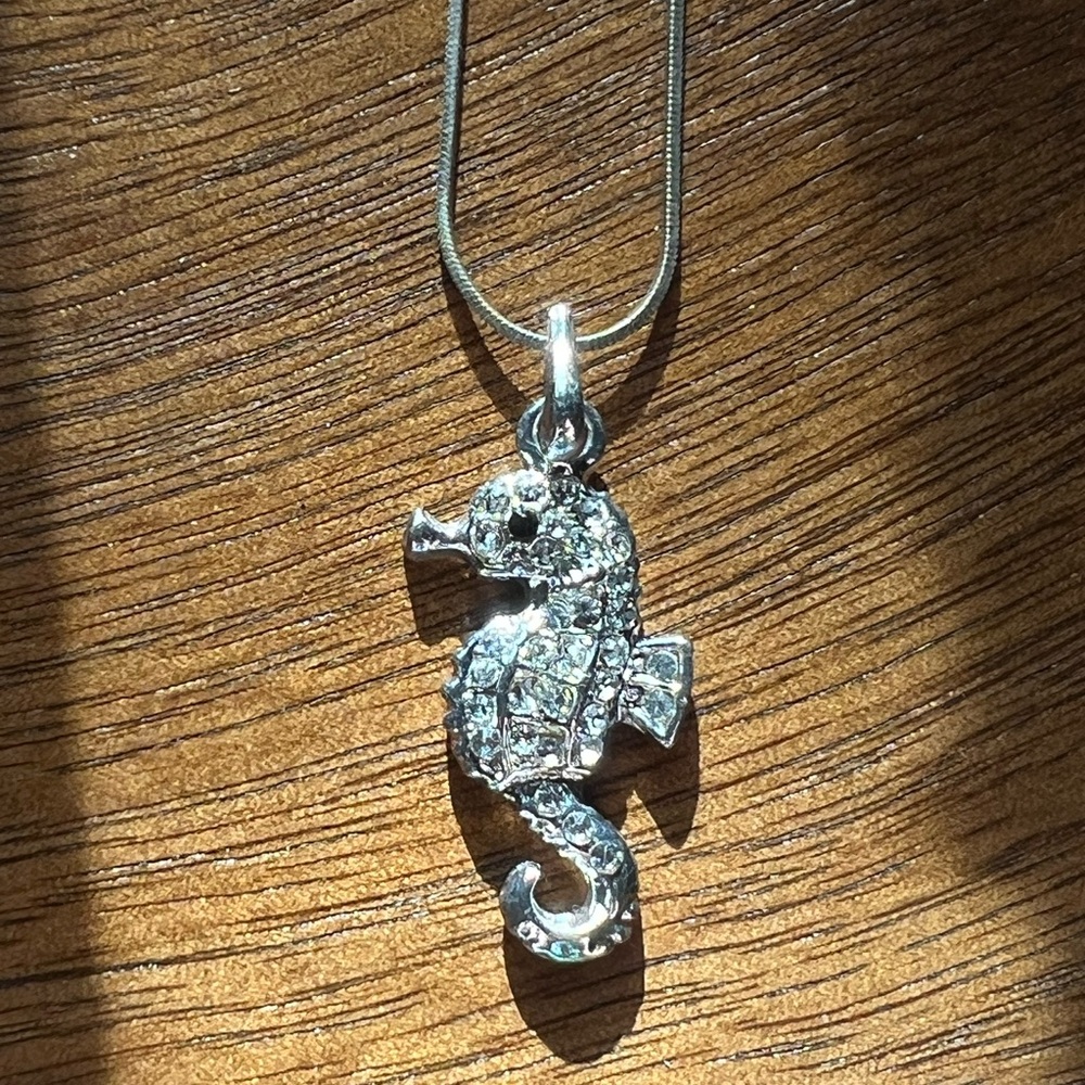 Silver Seahorse necklace
